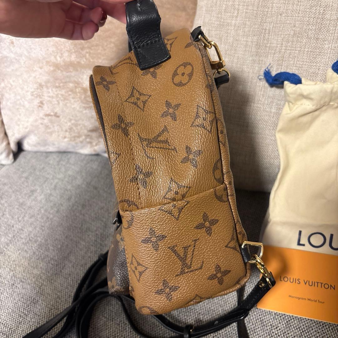 ノーブランド　バックパック　ミニリュック　モノグラム