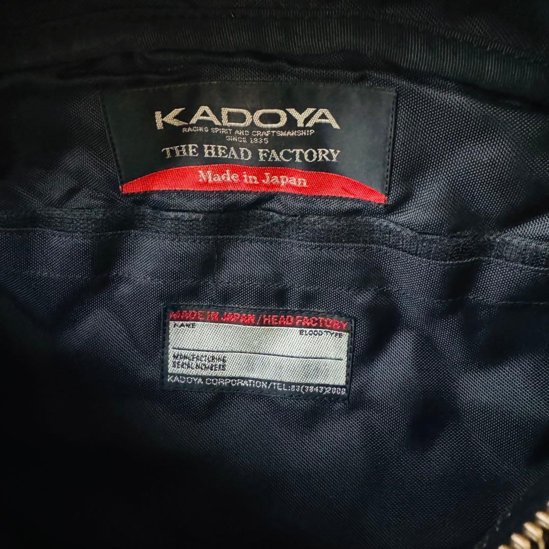 極輝】 カドヤ　本革　ボディーバッグ　三点止め　ショルダー　ライダース　バイカー