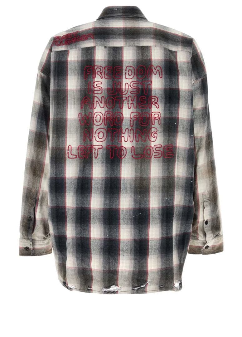 【佐藤健着用】Maison MIHARA YASUHIRO チェックシャツ