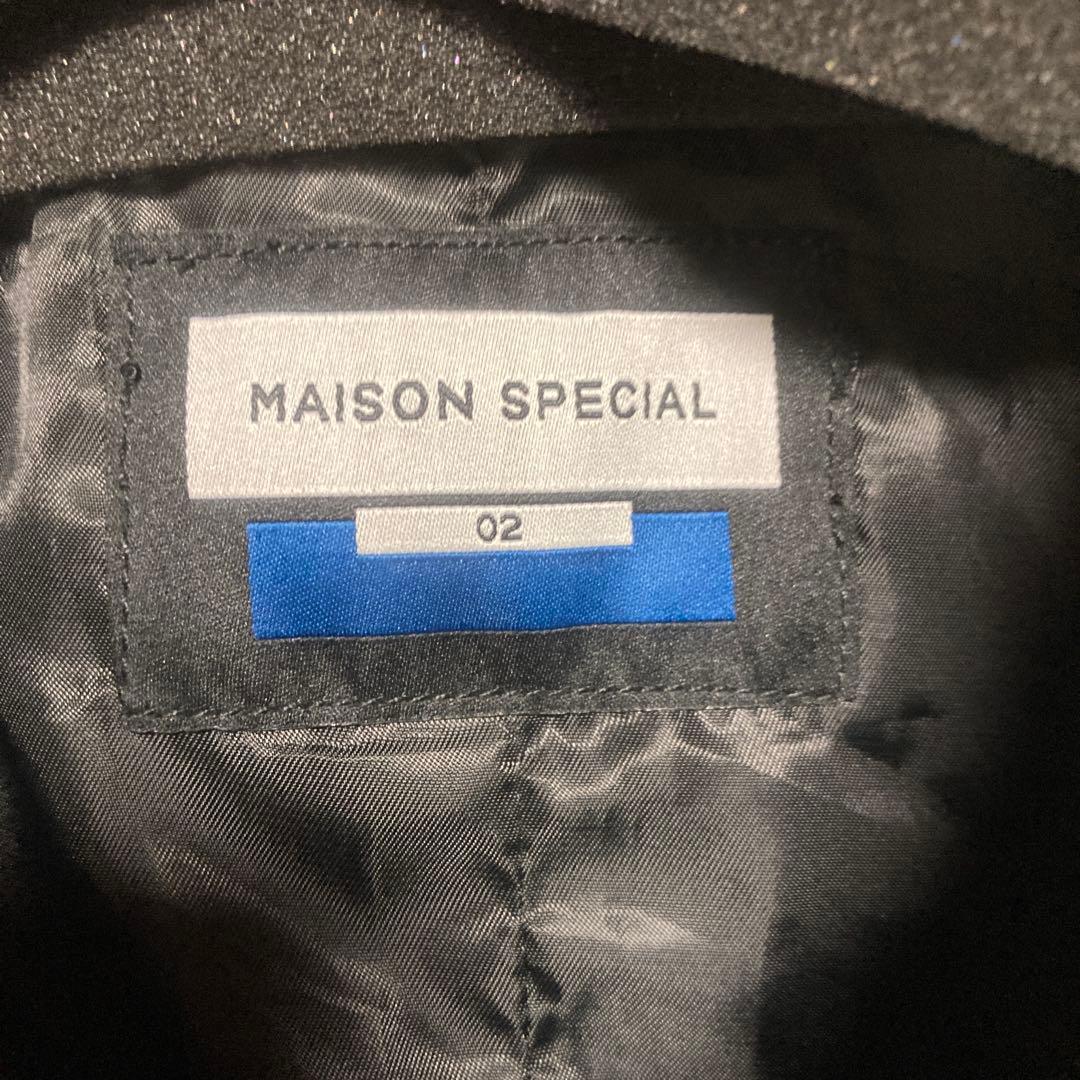MAISON SPECIAL レザーシングルライダー ジャケット