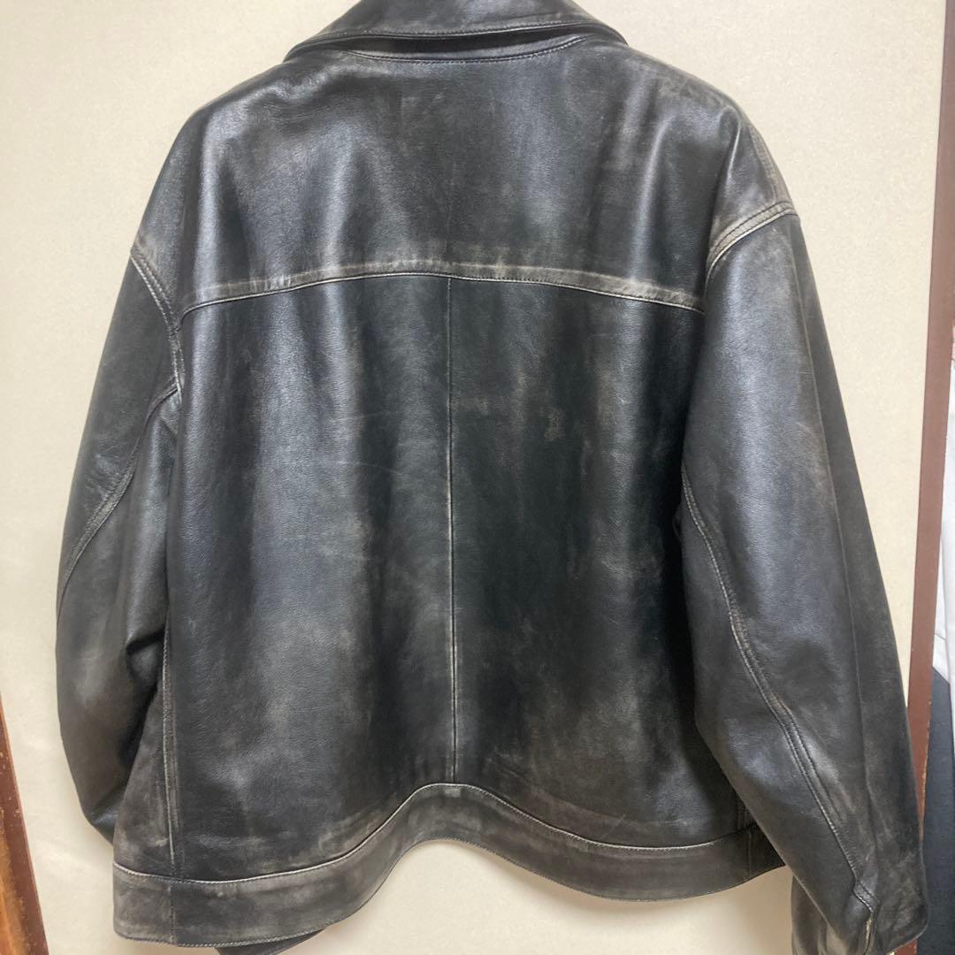 MAISON SPECIAL レザーシングルライダー ジャケット