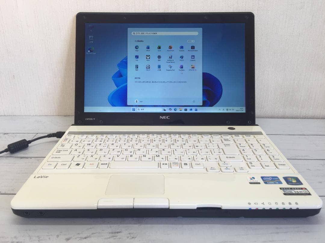 NEC PC-LM550FS3EW 13.3型液晶 コンパクト テンキ付きノート