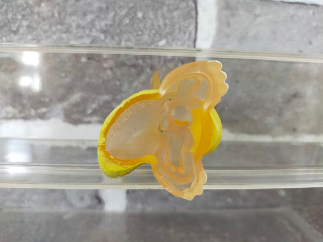 【美品】　ポケモンキッズ　指人形　カイリュー　クリア