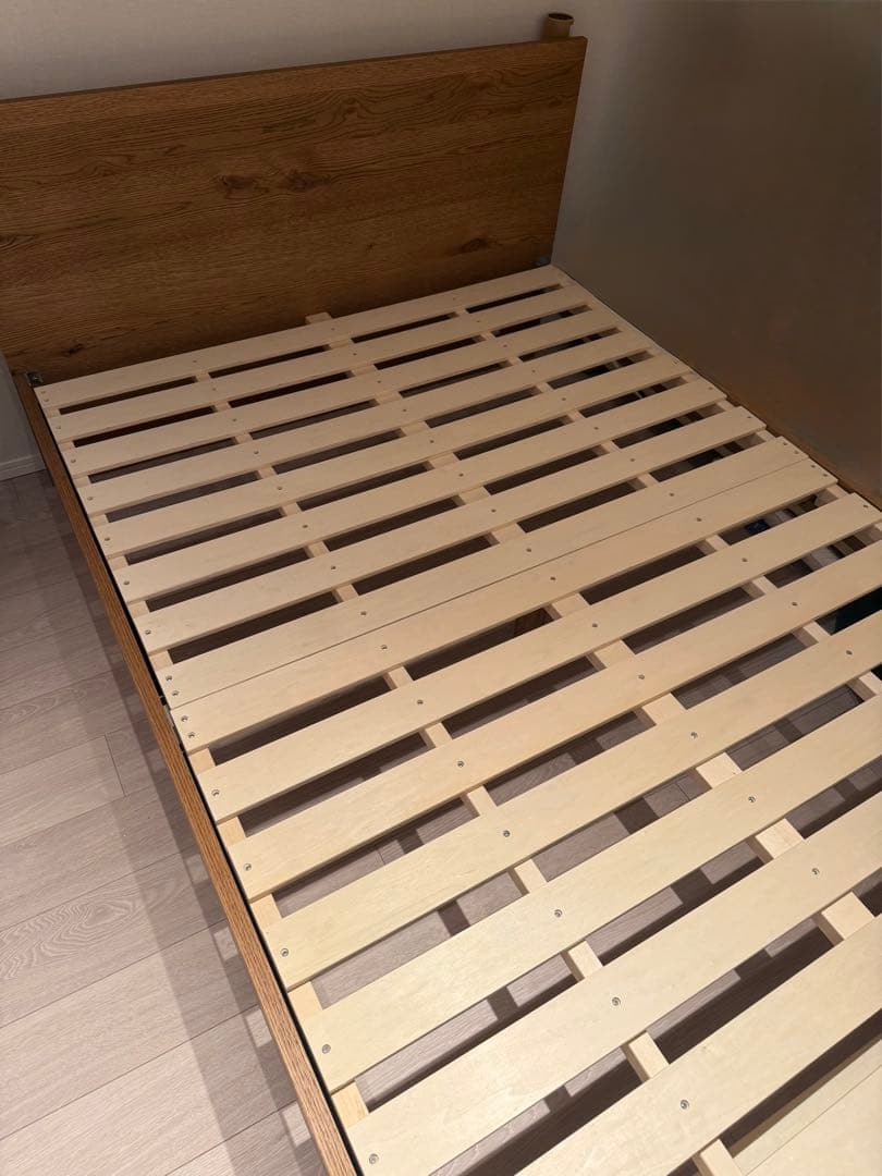 【送料込】unico ADDAY ハイタイプ ダブルベッド