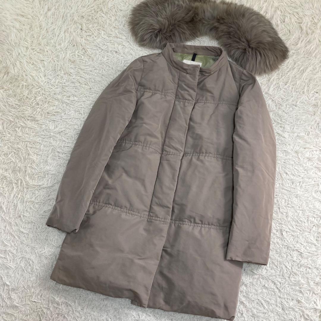 17432✨モンクレール BARDANE 滝沢眞規子着用 ファー ダウンコート