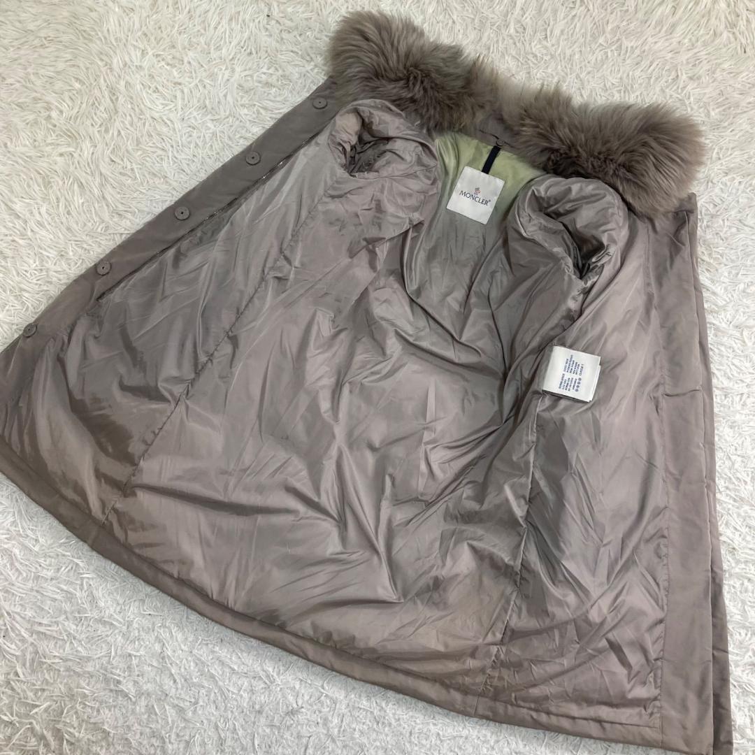 17432✨モンクレール BARDANE 滝沢眞規子着用 ファー ダウンコート