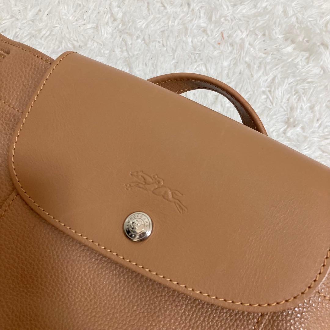 美品♡ ロンシャン ル フローネ レザー リュック バックパック ブラウン