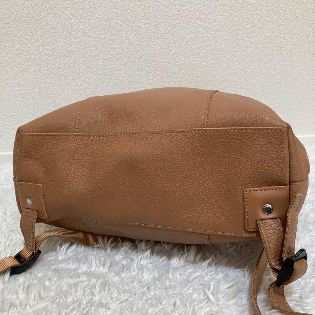 美品♡ ロンシャン ル フローネ レザー リュック バックパック ブラウン