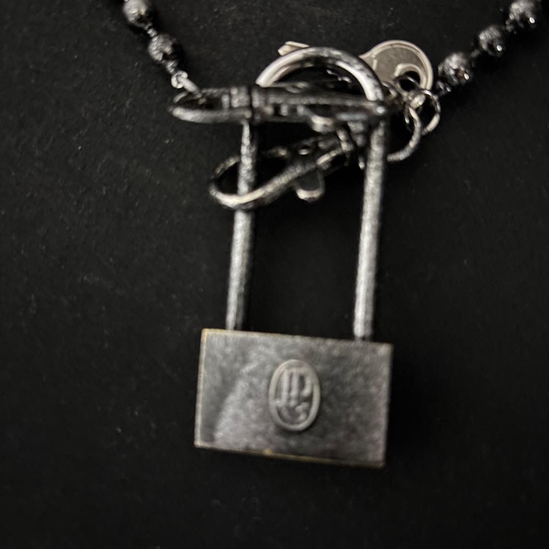 JeanPaul GAULTIERボールチェーンネックレス　マリア南京錠