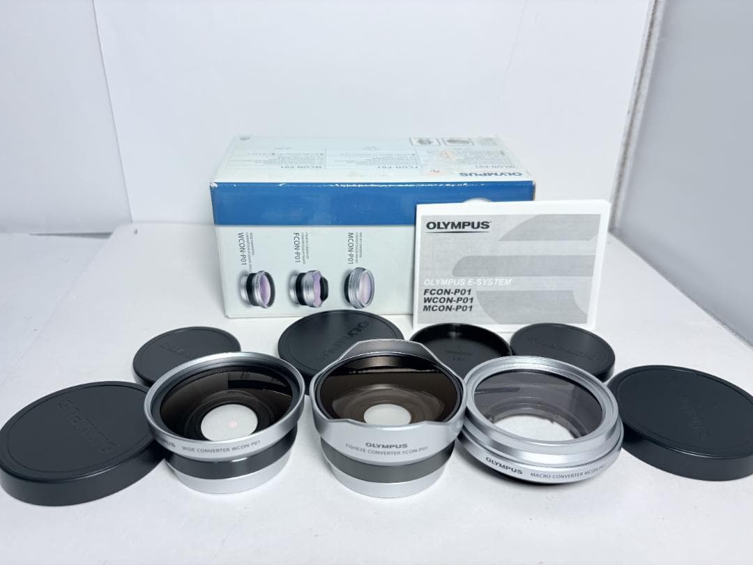 元箱付き 極上品 オリンパス 3CON-P01 コンバーターレンズセット