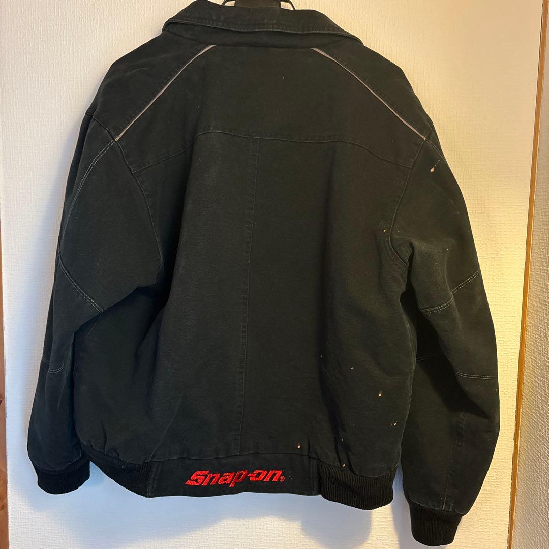 Snap-on 黒 コットンジャケット