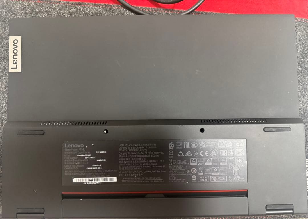 Lenovo Thinkvision M14d モバイルモニター