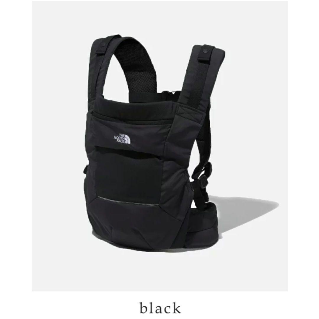 ノースフェイス 抱っこ紐 ブラック ベビーキャリアー 保存袋あり