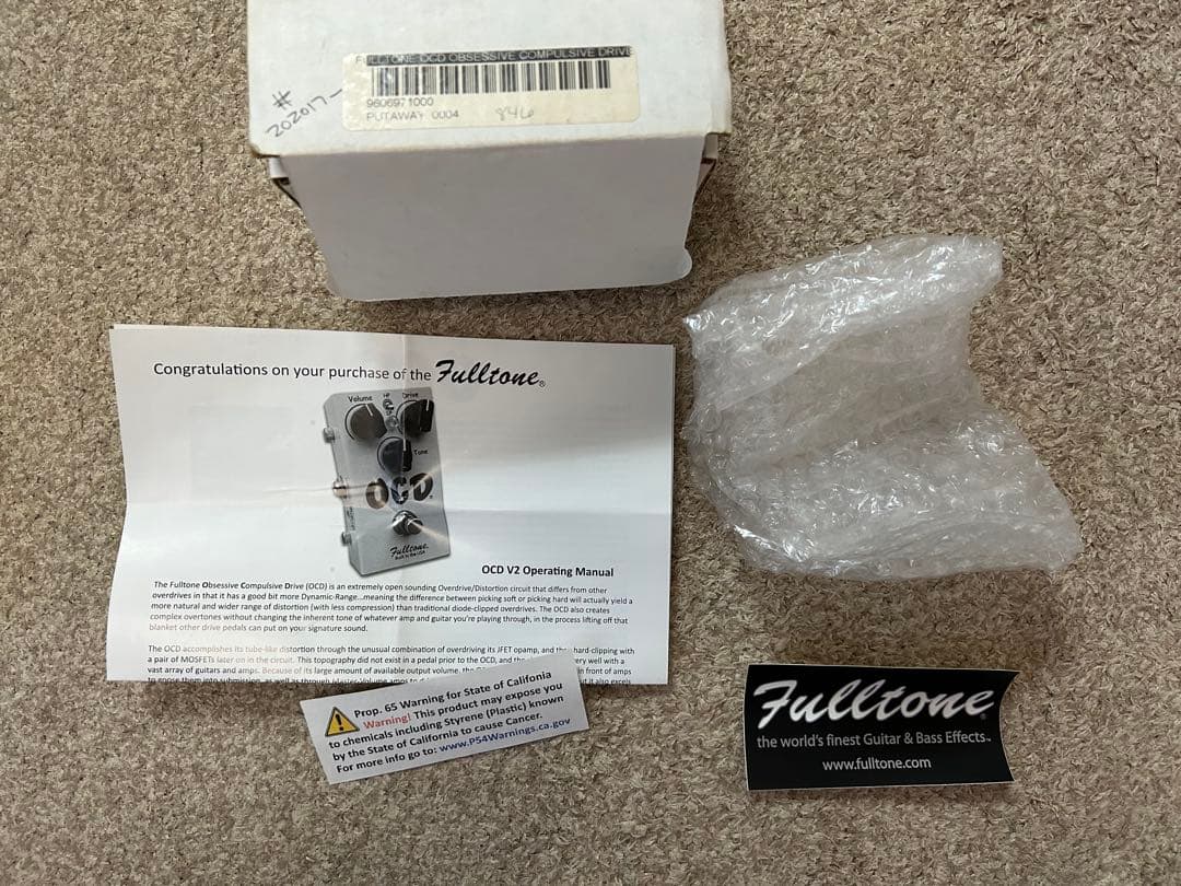 OCD V2 箱・取扱説明書あり