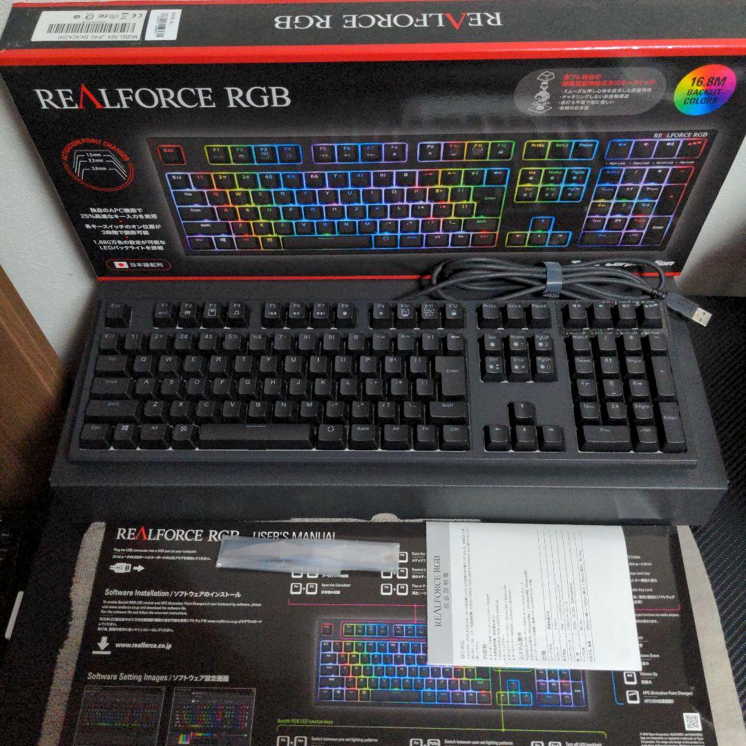 ☆美品☆ REALFORCE RGB R2A-JP4G-BK 日本語配列