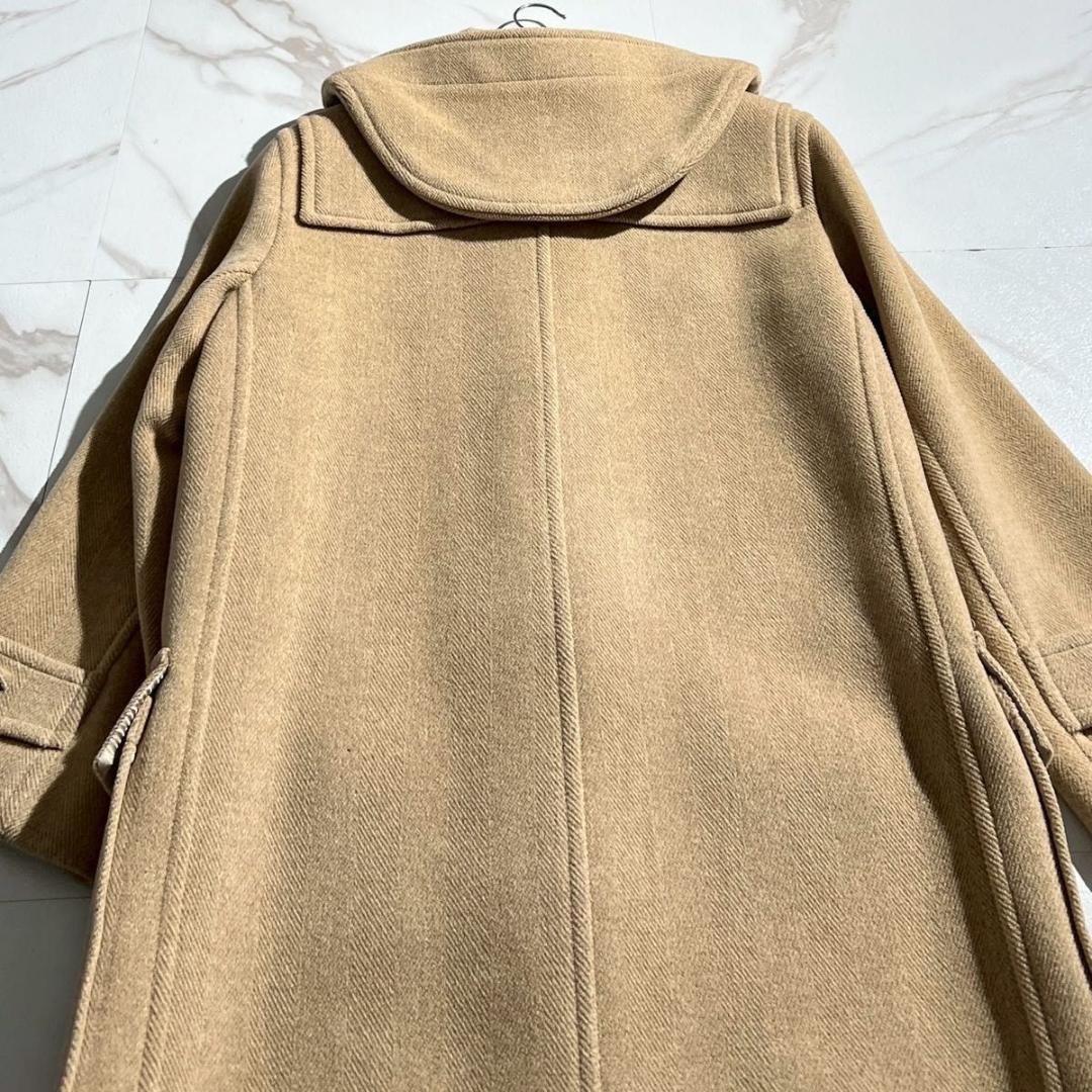 美品 BURBERRY バーバリー ダッフルコート ヘリンボーン 英国製 ウール