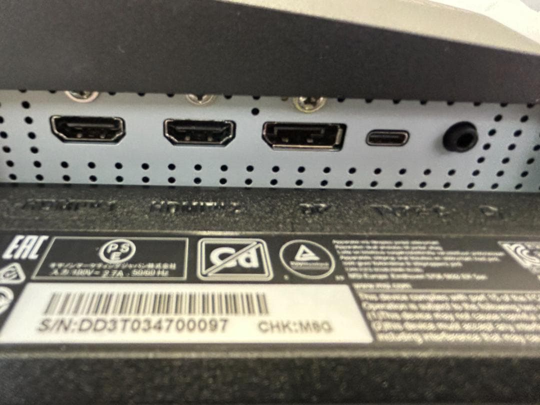 【ジャンク】MSI MAG 321UPX QD-OLED モニター 32インチ