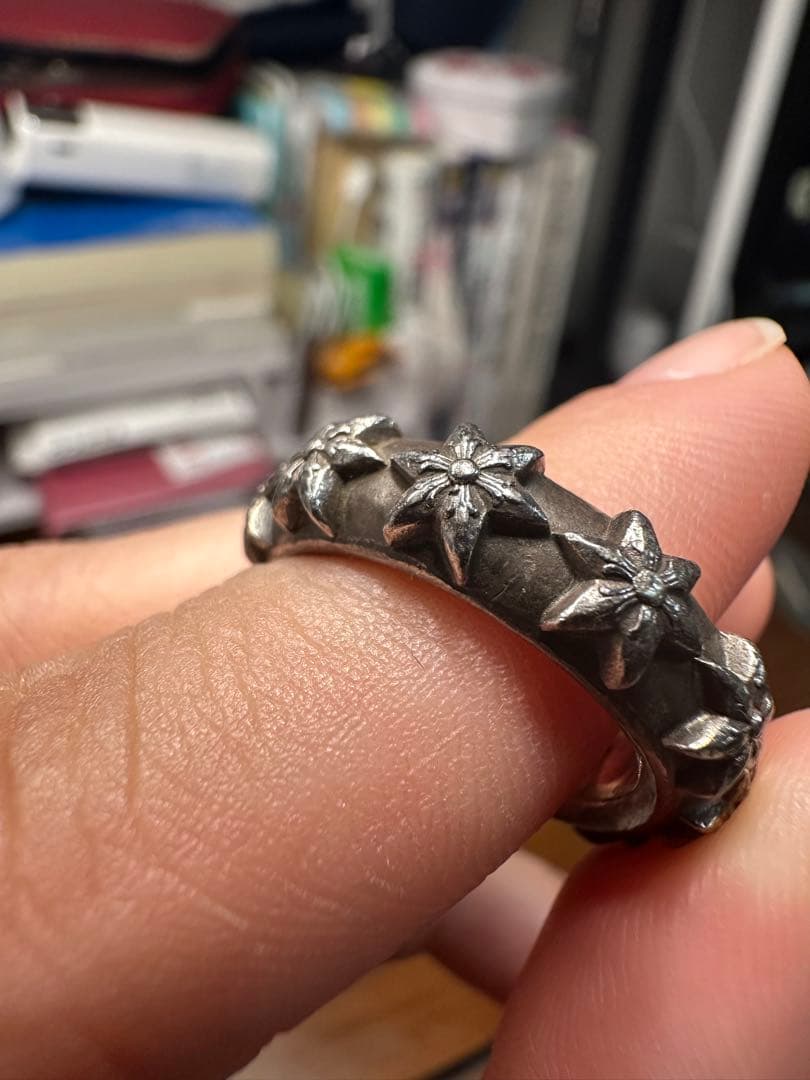 クロムハーツ スターバンド リング SV925 2000年製 正規品