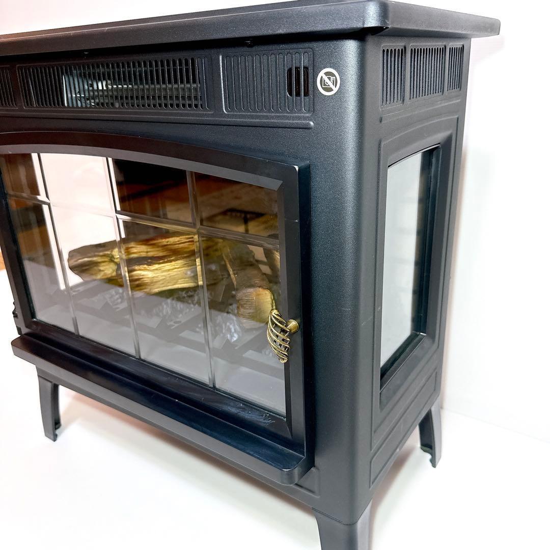 QVC 暖炉型ヒーター DFI-5010-01 速暖 デュラフレーム 送料無料