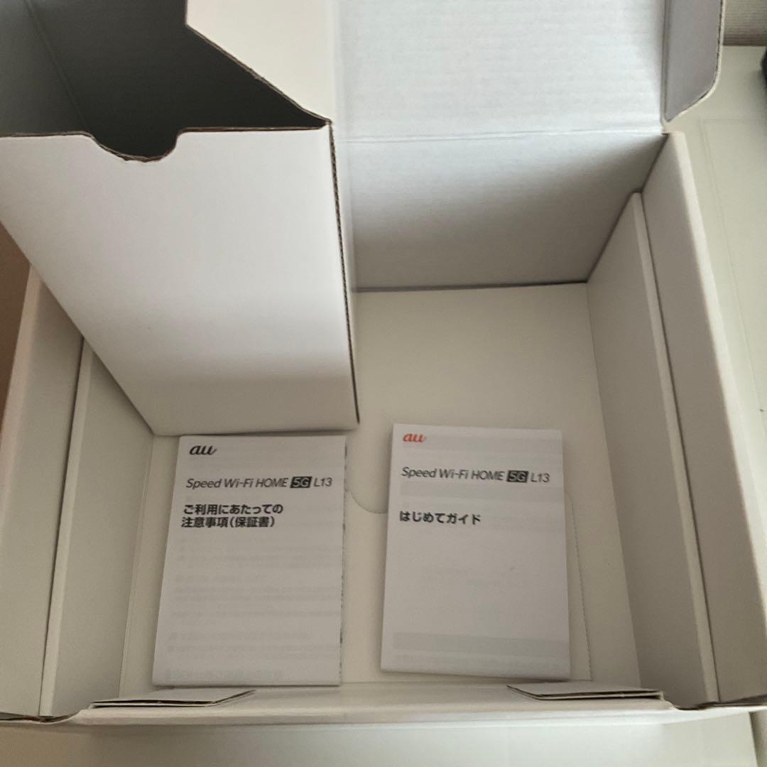 Speed Wi-Fi  5G L13 箱/説明書付き