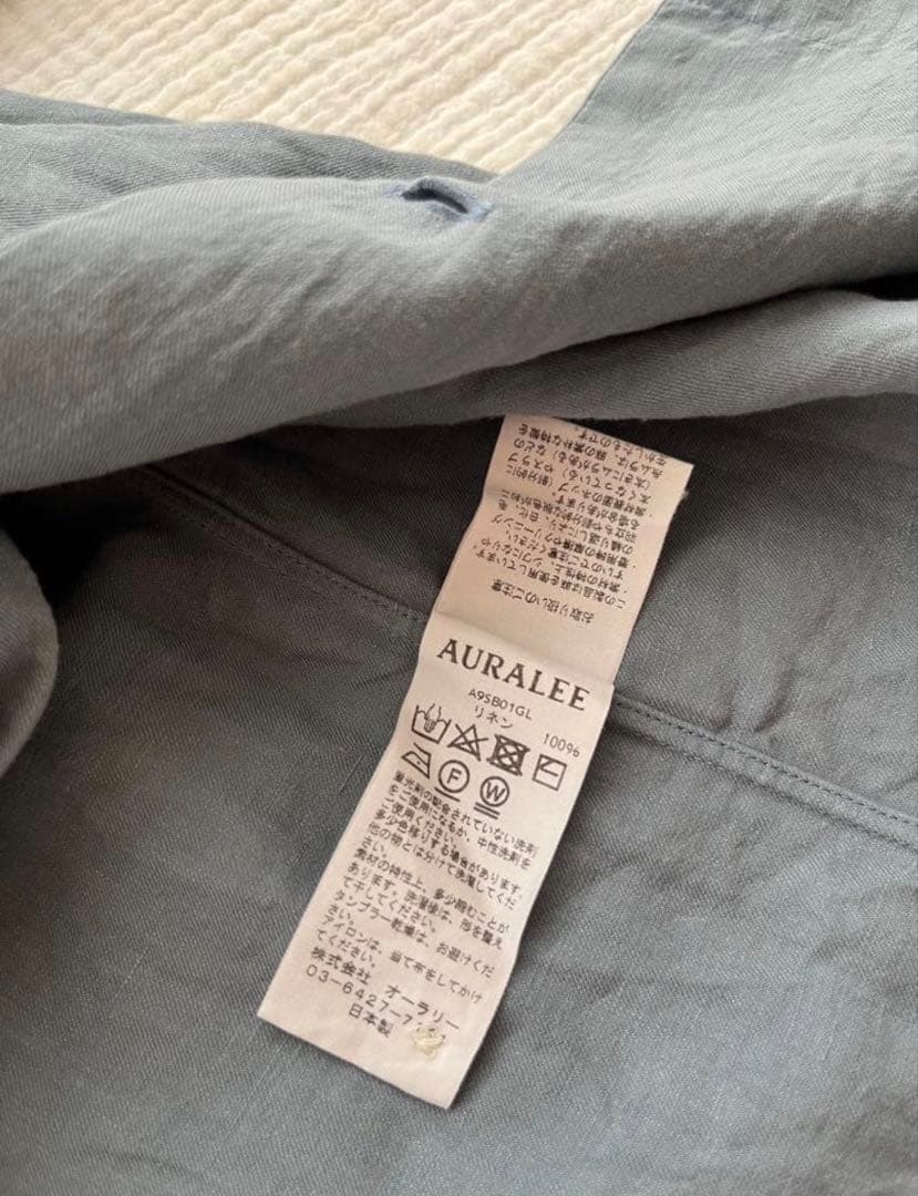AURALEE オーラリー LINEN GABARDINE OVERSHIRTS