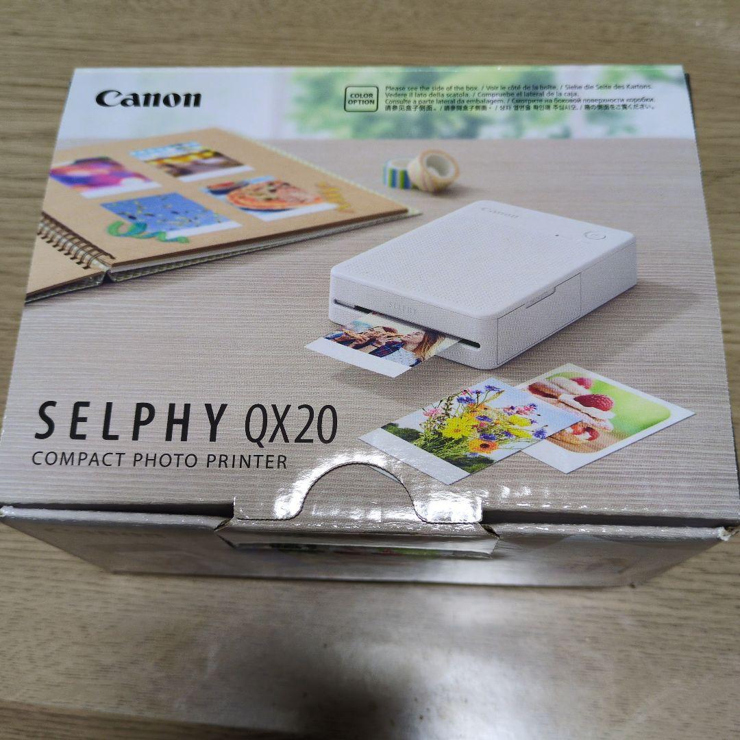 Canon SELPHY QX20 フォトプリンタ本体と 58シート付