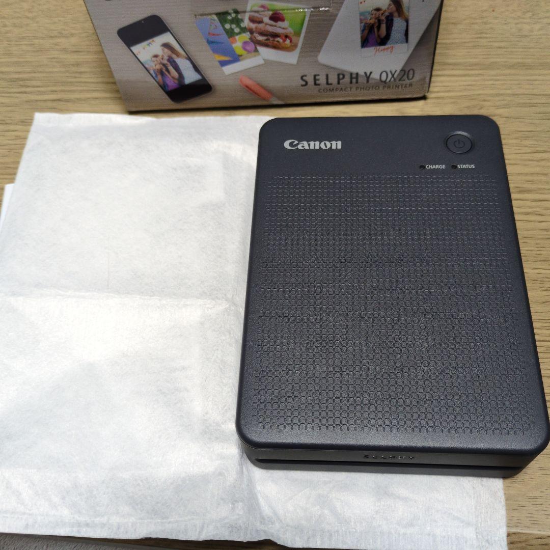 Canon SELPHY QX20 フォトプリンタ本体と 58シート付