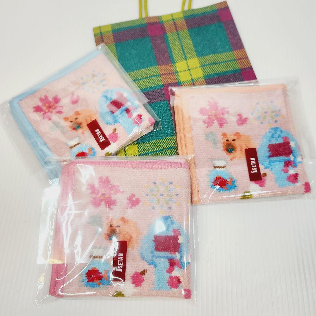 【フォロワー様割引適用済】フェイラー 伊勢丹 羽田ストアオリジナルハンカチ 3色