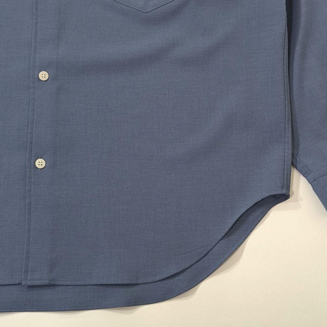 超高級★未使用級◎パブリックトウキョウ　コンフォートリラックスシャツ　ブルー