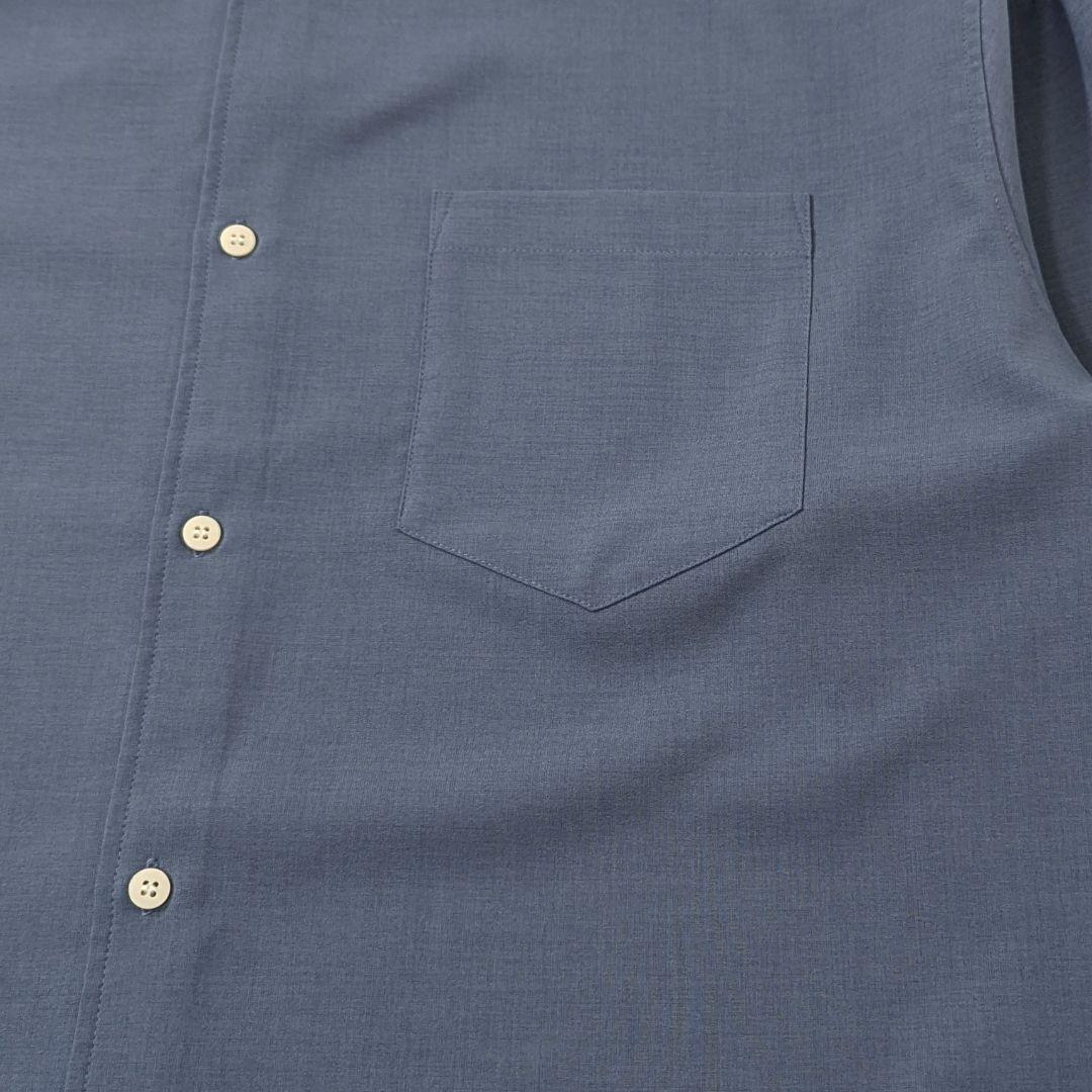 超高級★未使用級◎パブリックトウキョウ　コンフォートリラックスシャツ　ブルー