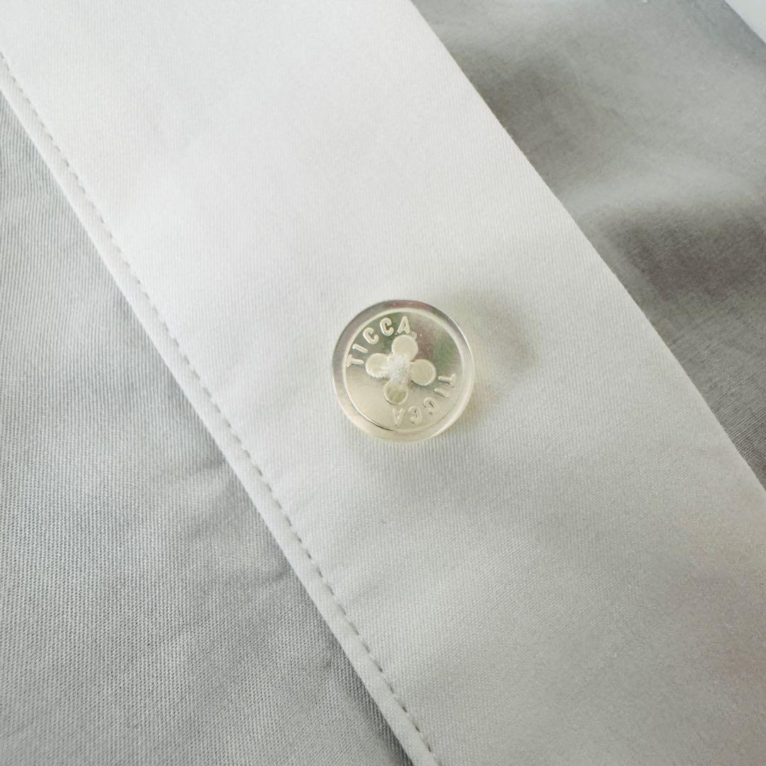 TICCA タグ付未使用✨定価3.9万円 プレミアムスクエアビッグシャツ