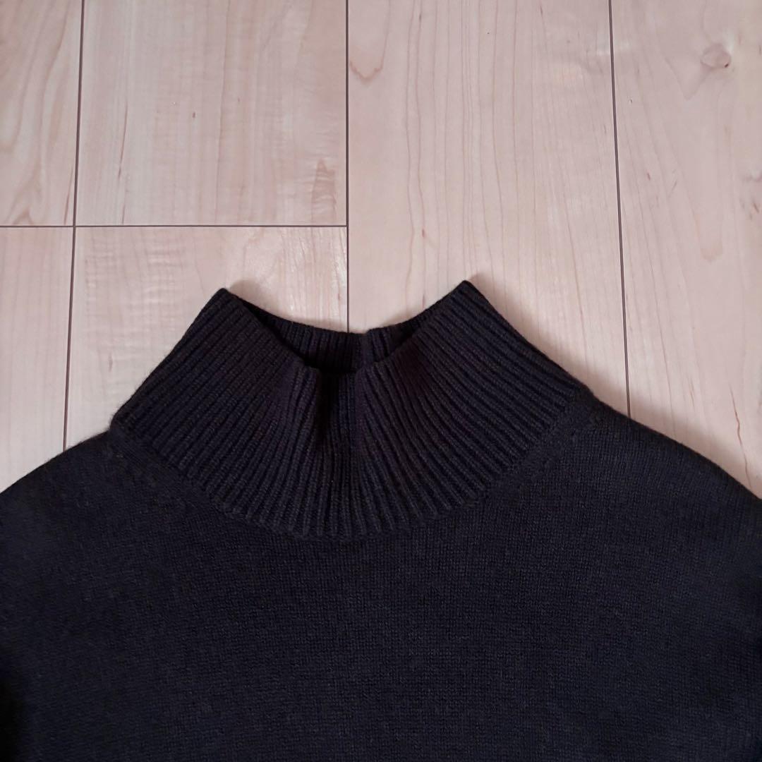 完売　23区　ウールカシミヤブレンドスタンドネックニット　カシミヤ混　サイズ38