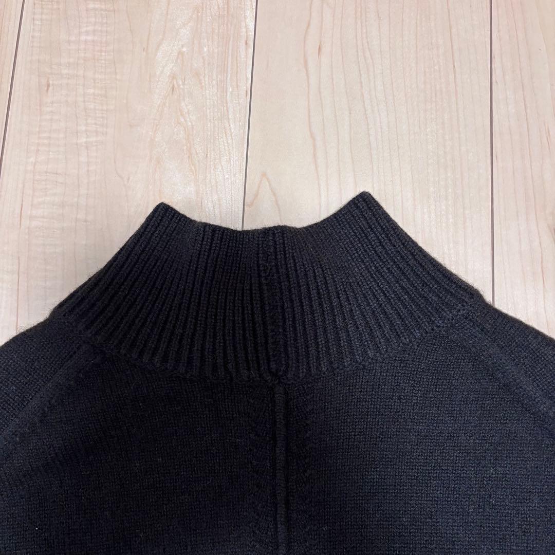 完売　23区　ウールカシミヤブレンドスタンドネックニット　カシミヤ混　サイズ38