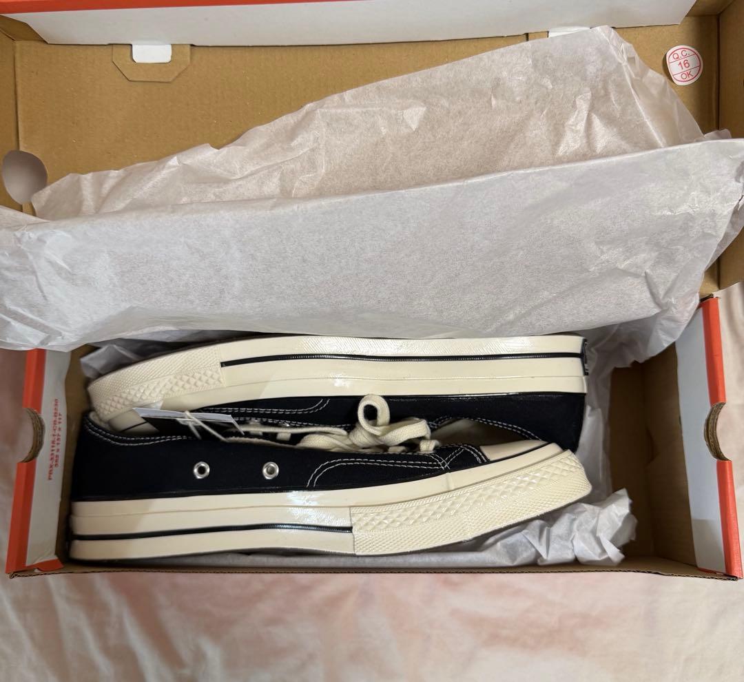 【新品】CONVERSE CT70 28cm ブラック ローカット 韓国購入