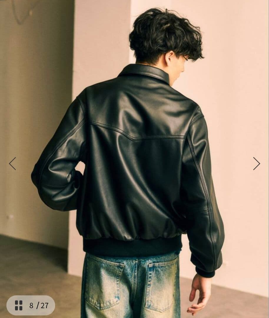 サンタフェ 417 EDIFICE エディフィス シープレザージャケット 羊革