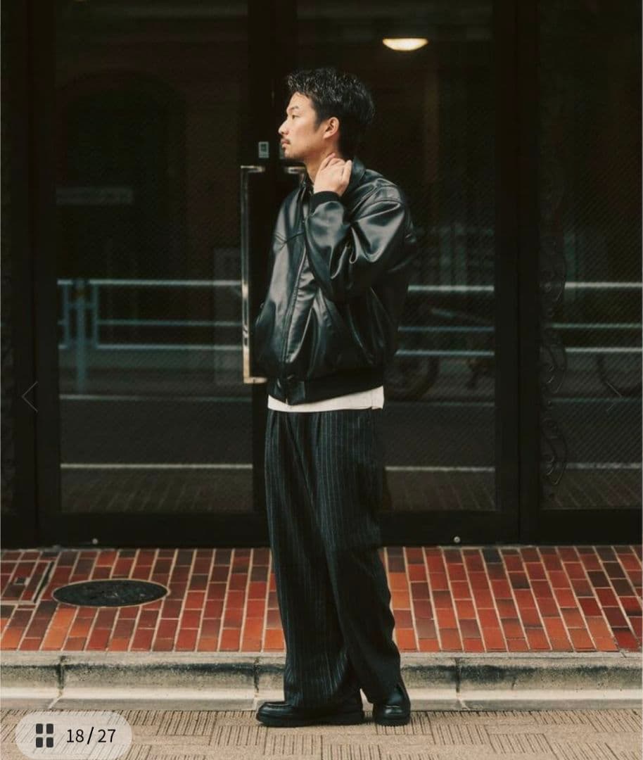 サンタフェ 417 EDIFICE エディフィス シープレザージャケット 羊革