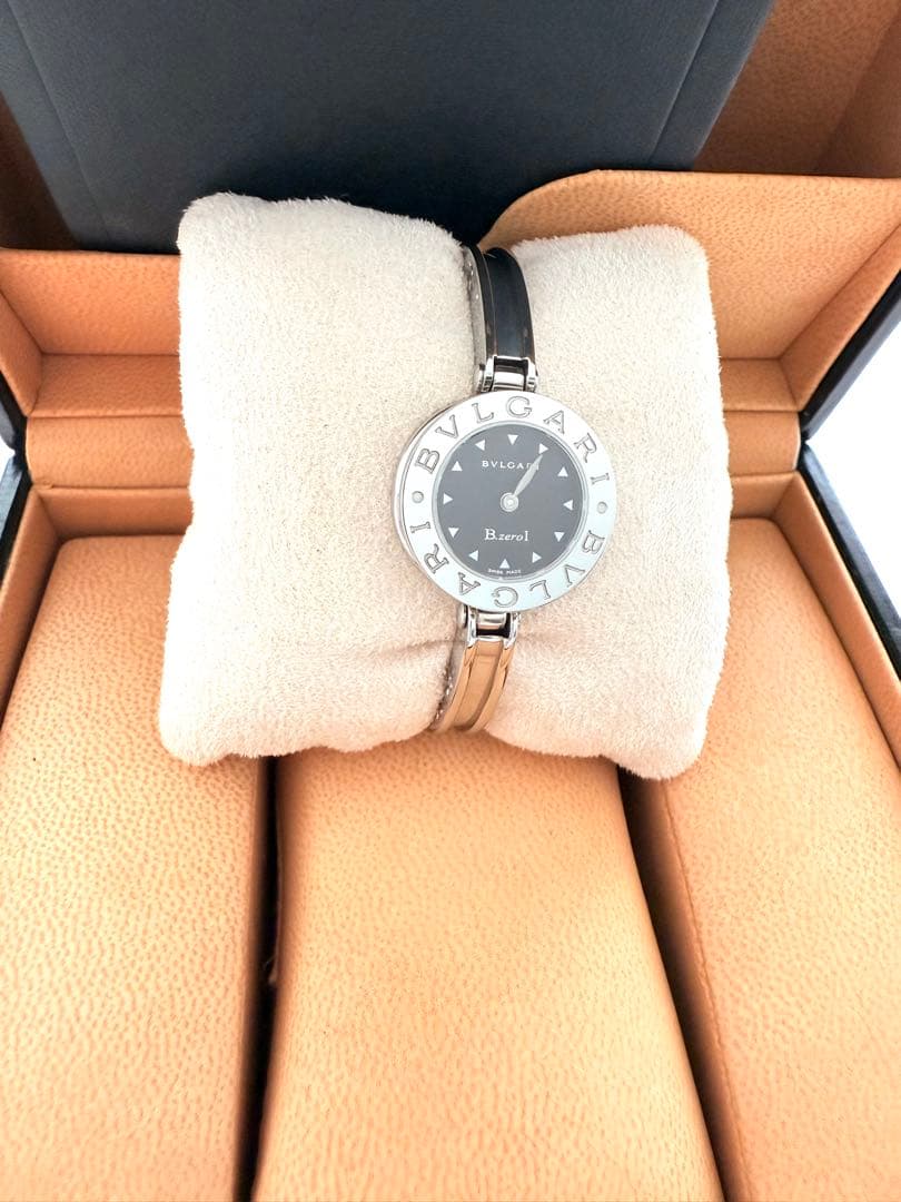 【保証書付/日本正規直営店購入】BVLGARI B.zero1 ブラックダイヤル