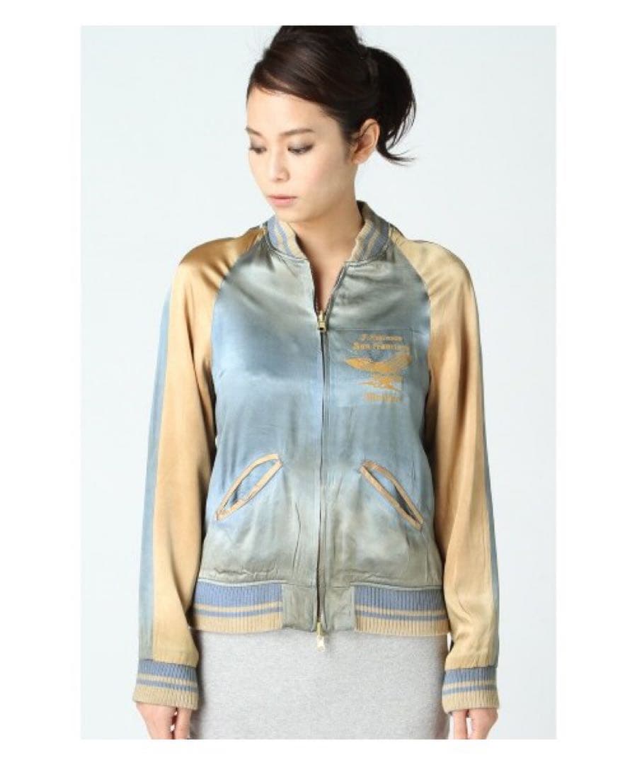 アパルトモン STAMMBAUM リバーシブル スカジャン ヴィンテージ加工