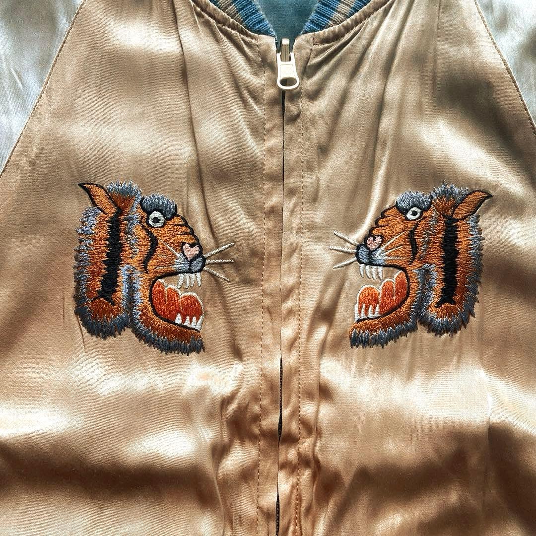 アパルトモン STAMMBAUM リバーシブル スカジャン ヴィンテージ加工