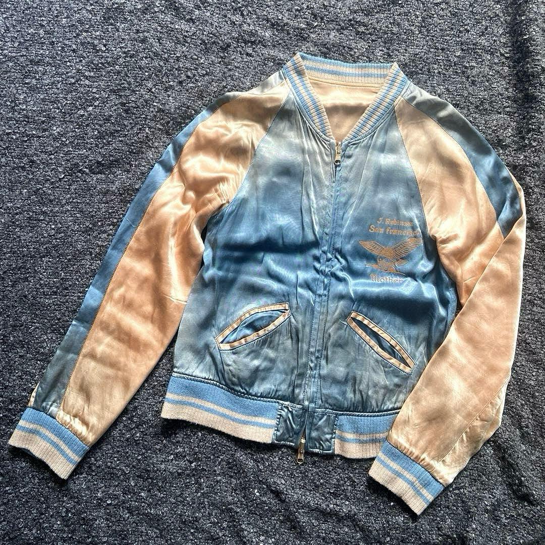 アパルトモン STAMMBAUM リバーシブル スカジャン ヴィンテージ加工