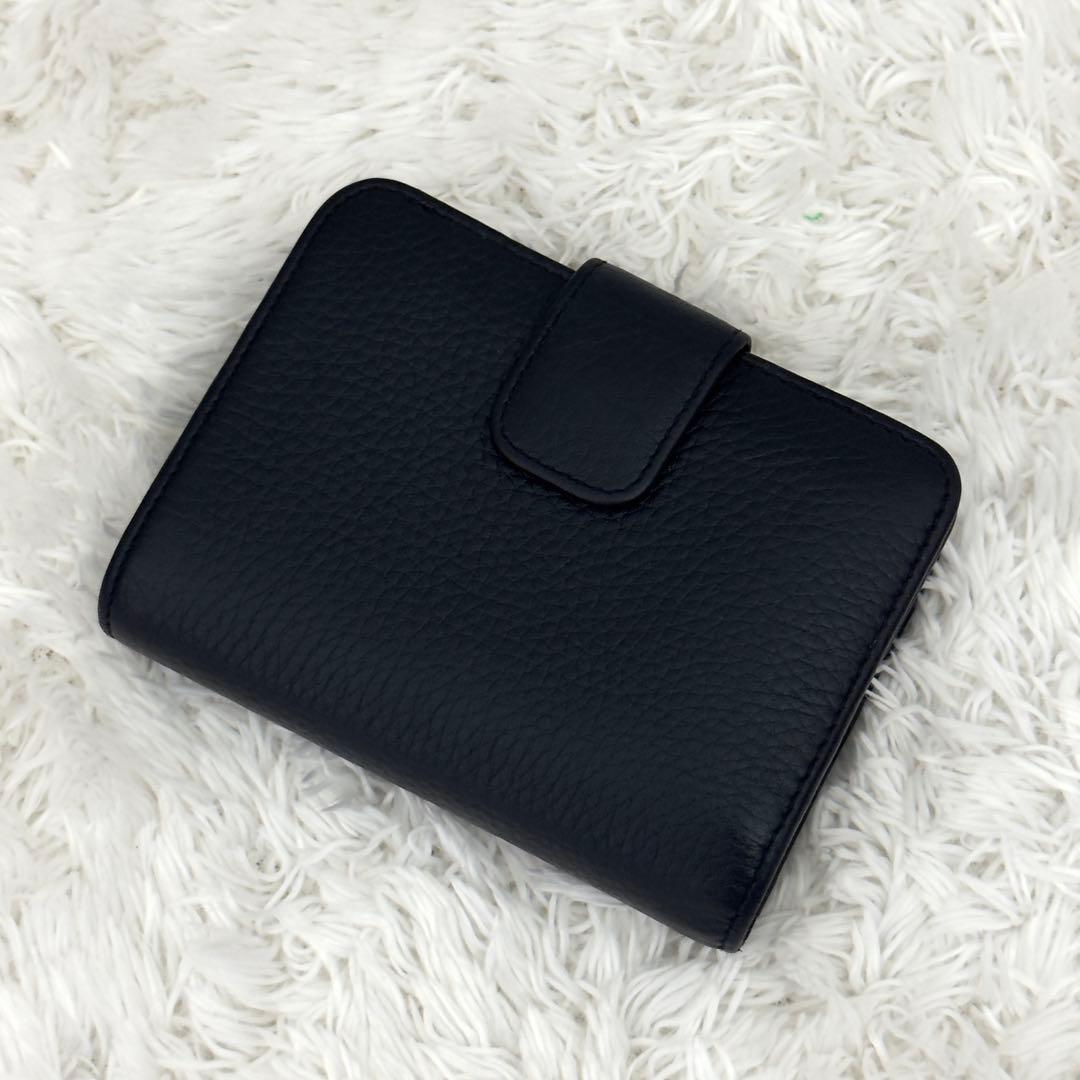 極美品⭐️RFID搭載 PRADA プラダ ヴィッテログレイン ブラック レザー