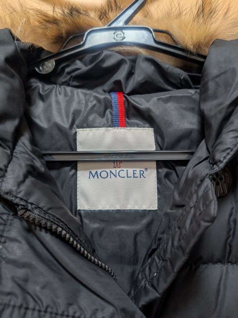 【高級クリーニング済】MONCLER レディース ダウンジャケット黒 1サイズ
