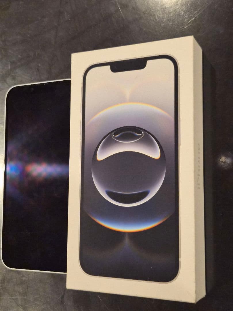 iPhone 16e 128GB white 本体 箱付き