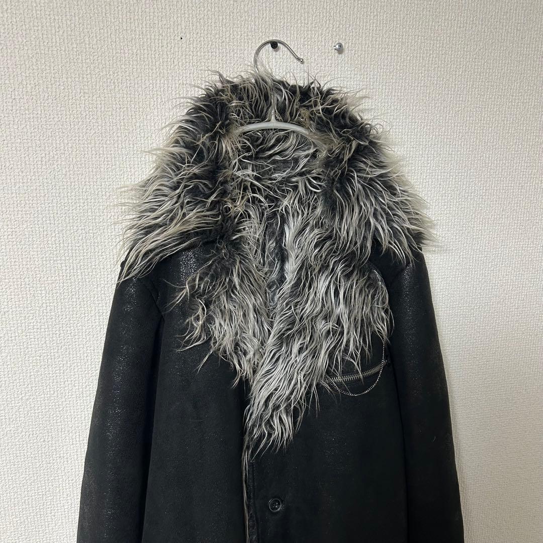 ジャケット・アウター semantic design coating fur jacket