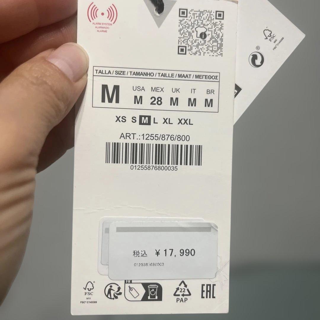 ZARA フード付き　ジャケット　M ブラック　黒　ザラ　ダウン