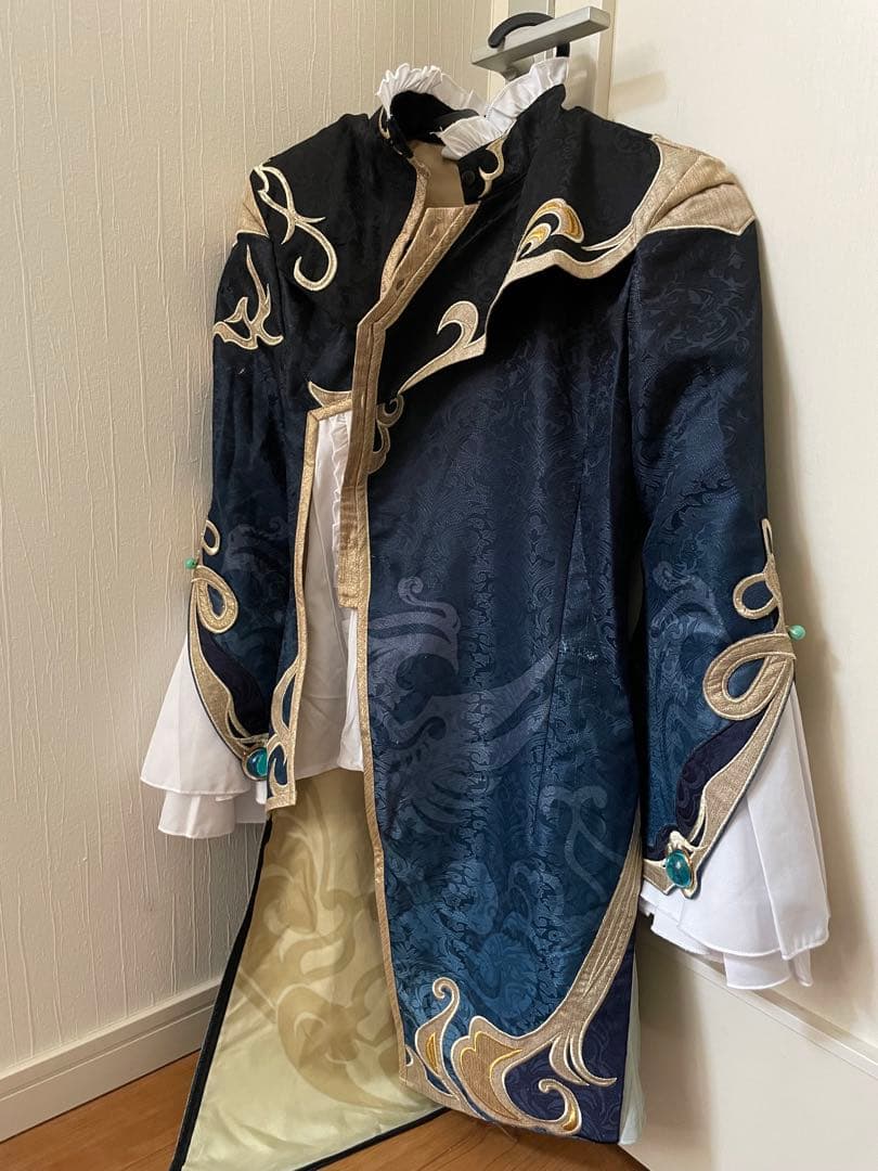 三分妄想 S 原神 行秋 コスプレ 衣装 フルセット セット済みウィッグ付き