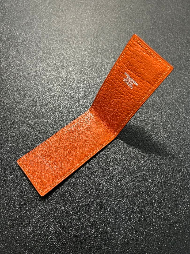 HERMES エルメス マネークリップ シェーブルレザー