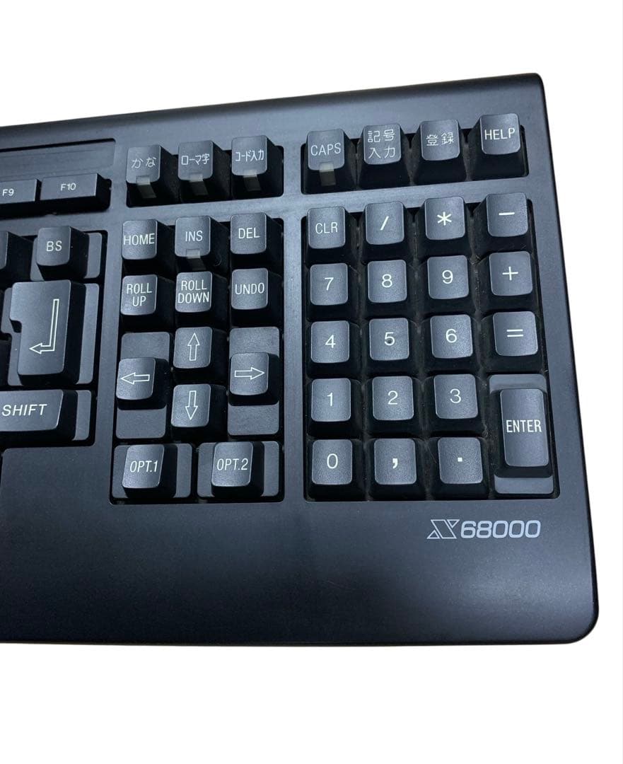 X68000用 SHARP 純正キーボード ブラック DSETK0022CE02