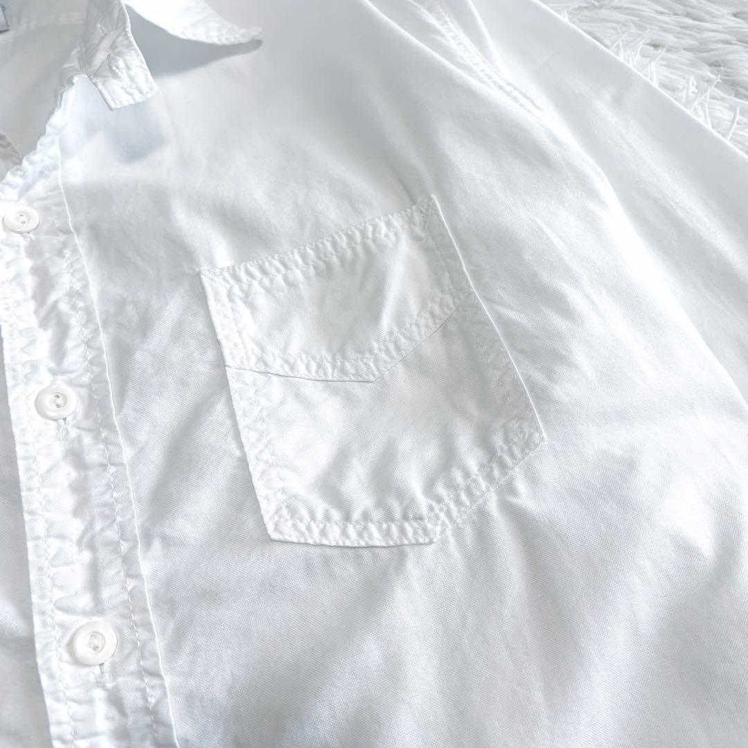 美品 ポストオーバーオールズ 長袖シャツ USA製 エルボーパッチ L