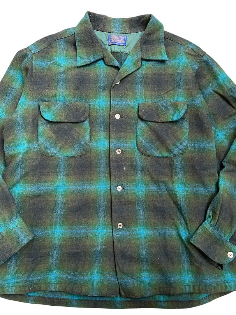 60s PENDLETON オンブレ ボードシャツ